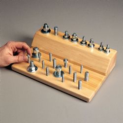 Two-Tiered Horizontal Bolt Board